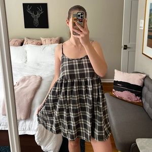 Target checkered A-line dress